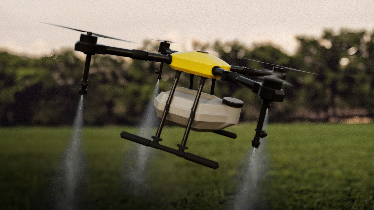 Agricultural Drone Spraying